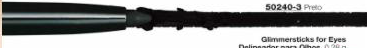 Glimmersticks for Eyes delineador p/ Olhos Preto